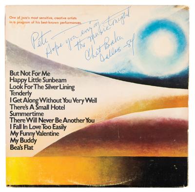 Lot #2170 Chet Baker Signed Album - Image 1