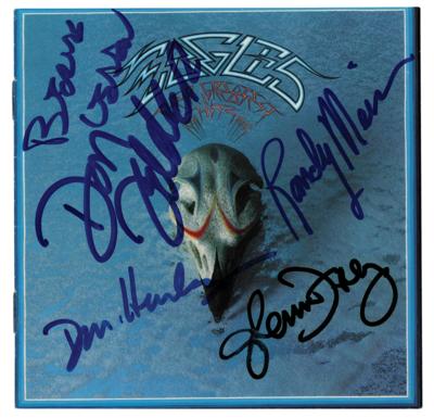 Lot #2271 The Eagles Signed CD Booklet