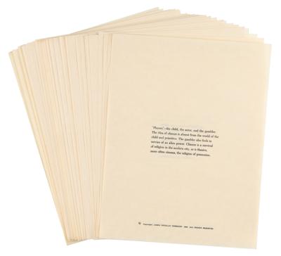 Lot #2128 Jim Morrison Signed Private-Edition Book: 'The Lords: Notes on Vision' - Image 2