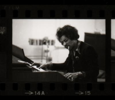 Lot #2102 Jimi Hendrix Contact Sheet Photograph by Linda McCartney - Image 2