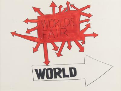 Lot #2011 John Lennon and Stephen Verona Original Artwork - Image 1