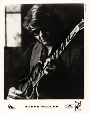 Lot #2284 Steve Miller Signed Photograph - Image 1
