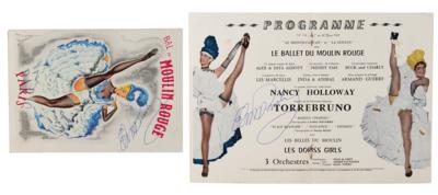Lot #2182 Elvis Presley Twice-Signed 1959 Moulin Rouge Program - Image 1