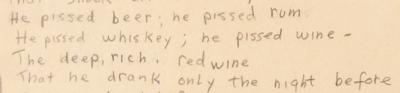 Lot #2062 Bob Dylan Twice-Signed Handwritten Poem: 