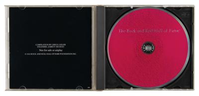 Lot #2100 Jimi Hendrix Experience and Others 1992 Rock and Roll Hall of Fame Program with CD - Image 4