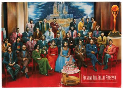 Lot #2126 The Who, The Kinks, and Others 1990 Rock and Roll Hall of Fame Program - Image 1