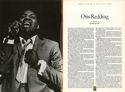 Lot #2111 Rolling Stones, Otis Redding, and Others 1989 Rock and Roll Hall of Fame Program - Image 2