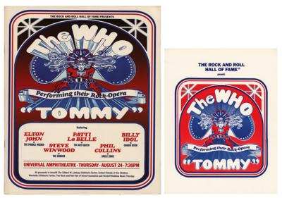 Lot #2122 The Who and Friends 1989 Tommy Los Angeles Program with Insert - Image 1