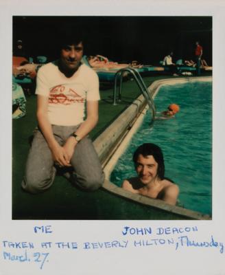 Lot #2163 Queen Signatures with Provenance Photo of John Deacon - Image 3