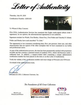 Lot #2235 Eagles Signed Album - Image 3