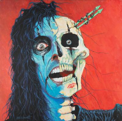 Lot #2234 Alice Cooper: Airic Brumitt Original Album-Used Artwork - Image 1
