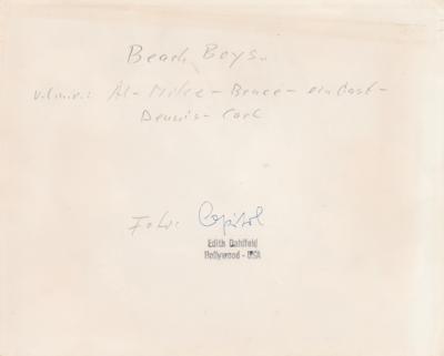 Lot #2199 Beach Boys Original Photograph by Edith Dahlfeld - Image 2
