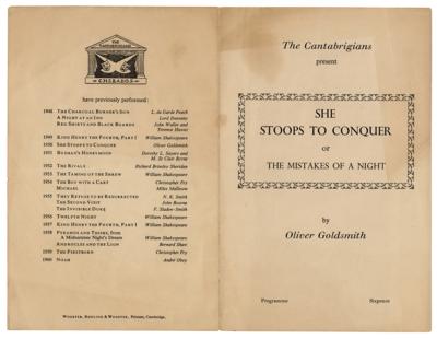 Lot #2152 Syd Barrett 1961 Cantabrigians Program - Image 1