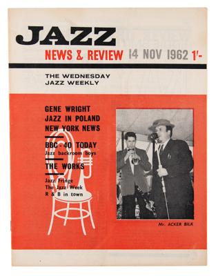 Lot #2108 Rolling Stones 1962 Morris Hall Advertisements (Jazz News and Review Magazine) - Image 1
