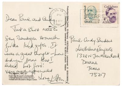Lot #2242 Elton John Autograph Letter Signed - Image 1