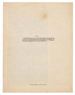Lot #2042 Beatles Leaflet for 'The Gardens at Tittenhurst Park' - Image 3