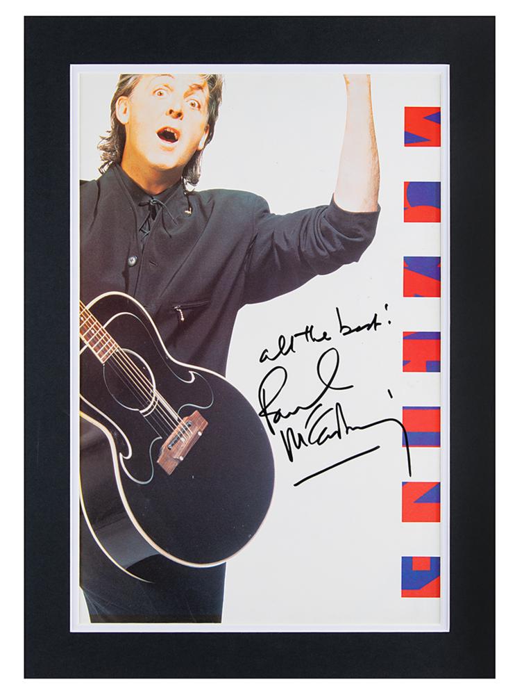 Beatles: Paul McCartney Signed Oversized Photograph | RR Auction