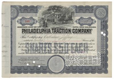 Lot #302 Titanic: Widener, George Signed Document - Image 1