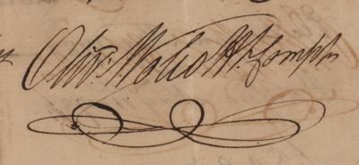 Lot #322 Oliver Wolcott, Jr. Document Signed - Image 3