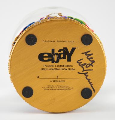 Lot #319 Meg Whitman Signed 2003 eBay Snow Globe: Limited Edition No. 1 of 2000 - Image 2