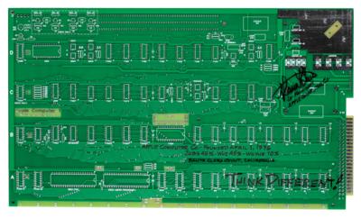 Lot #179 Apple: Ronald Wayne Signed Replica Apple-1 Board - Image 1
