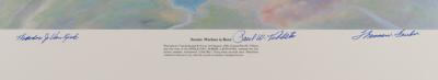 Lot #341 Enola Gay: Tibbets, Ferebee, Van Kirk Signed Print - Image 2