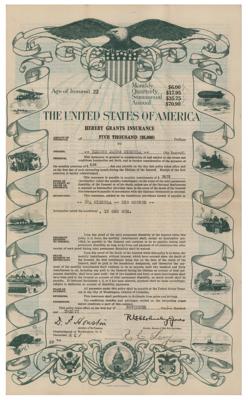 Lot #338 Omar Bradley Document Signed - Image 3