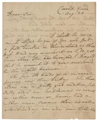 Lot #465 Hannah More Autograph Letter Signed - Image 1