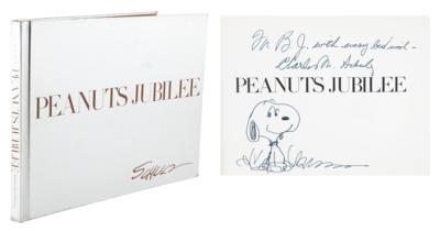 Lot #856 Charles Schulz Signed Sketch in Book - Image 1