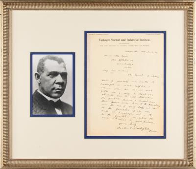 Lot #126 Booker T. Washington: Washington summarizes self-help as 
