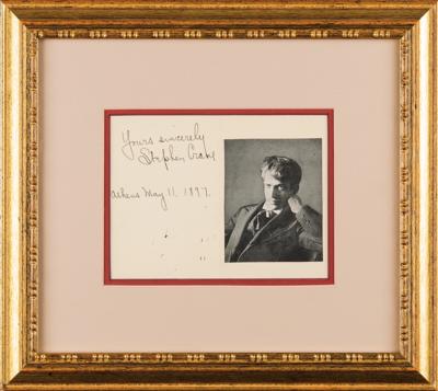 Lot #432 Stephen Crane Signature - Image 3