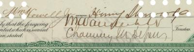 Lot #306 William K. Vanderbilt and Chauncey Depew Signed Mortgage Bond - Image 3
