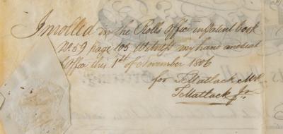 Lot #256 Thomas McKean Document Signed - Image 3