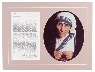 Lot #261 Mother Teresa: 