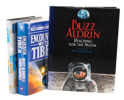 Lot #369 Buzz Aldrin (3) Signed Books - Image 1
