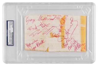 Lot #496 David Bowie and the King Bees Signatures - Image 1