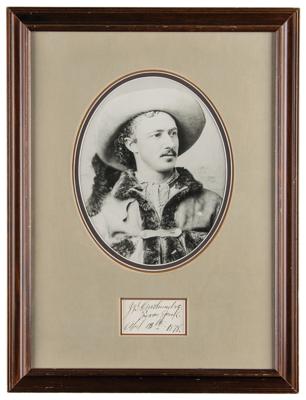 Lot #272 Texas Jack Omohundro Signature - Image 1
