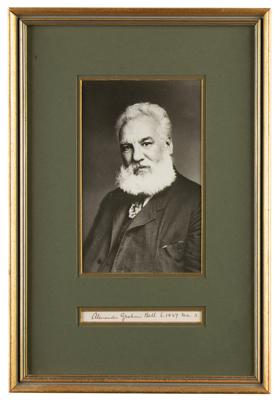 Lot #138 Alexander Graham Bell Signature - Image 1