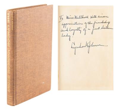 Lot #83 Lyndon B. Johnson: LBJ inscribes his biography to 