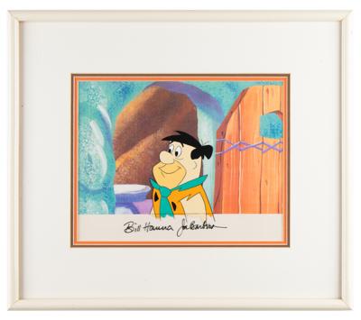 Lot #852 Bill Hanna and Joe Barbera Twice-Signed Production Cel - Image 2