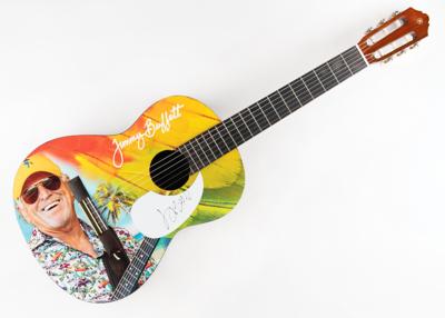 Lot #526 Jimmy Buffett Signed Guitar - Image 1