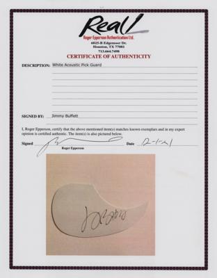 Lot #526 Jimmy Buffett Signed Guitar - Image 3
