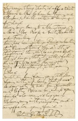 Lot #463 Octavia Walton Le Vert Autograph Letter Signed - Image 3