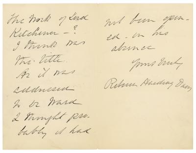 Lot #454 Rebecca Harding Davis Autograph Letter Signed - Image 2