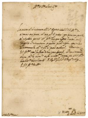 Lot #154 Pope Leo XI Letter Signed - Image 1
