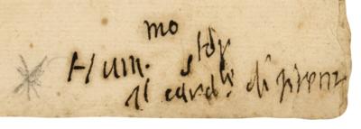 Lot #154 Pope Leo XI Letter Signed - Image 2