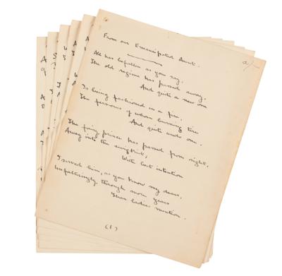Lot #466 Dollie Radford Autograph Manuscript Signed - Image 1