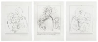 Lot #869 Hank Ketcham Typed Letter Signed and (3) Original Storyboard Sketches - Image 1