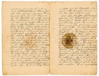 Lot #239 King Adolf Frederick of Sweden Document Signed - Image 3