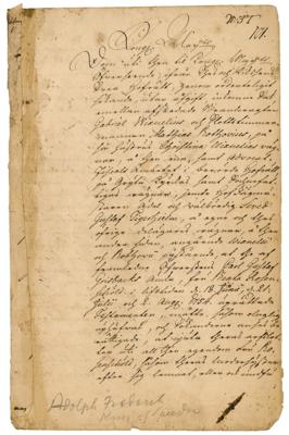 Lot #239 King Adolf Frederick of Sweden Document Signed - Image 4
